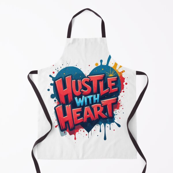 Item preview, Hustle With Heart Motivation designed and sold by Attivibe-1.