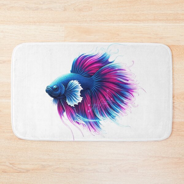 Item preview, fantasy fish artwork Minimalist illustration of a betta fish  designed and sold by TeamBettas.
