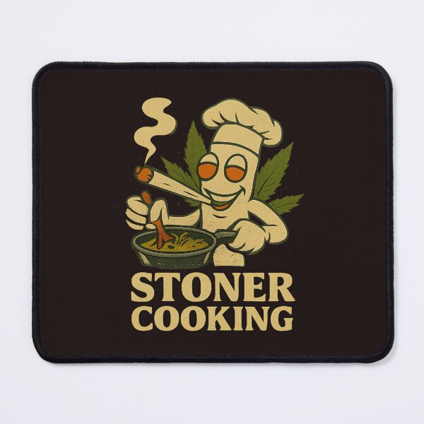 Item preview, High Chef Cooking - Funny Marijuana Stoner Cook Illustration designed and sold by Stone-T .