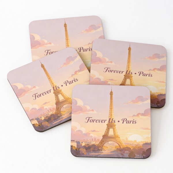 Item preview, Forever Us in Paris – Romantic Sunset Over the Eiffel Tower designed and sold by FreeFromDefault.