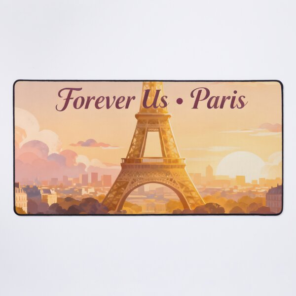 Item preview, Forever Us in Paris – Romantic Sunset Over the Eiffel Tower designed and sold by FreeFromDefault.