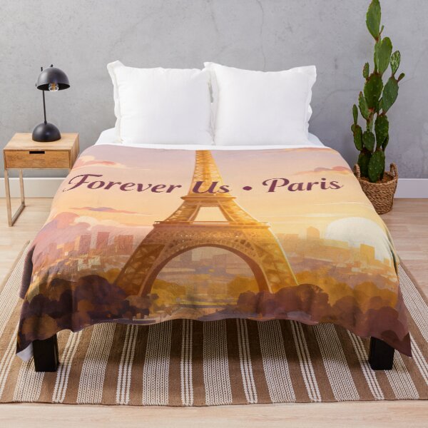 Item preview, Forever Us in Paris – Romantic Sunset Over the Eiffel Tower designed and sold by FreeFromDefault.