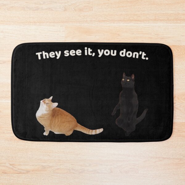 Item preview, They See It, You Don’t – Curious Cats Minimal Design designed and sold by MB-CatPrints.