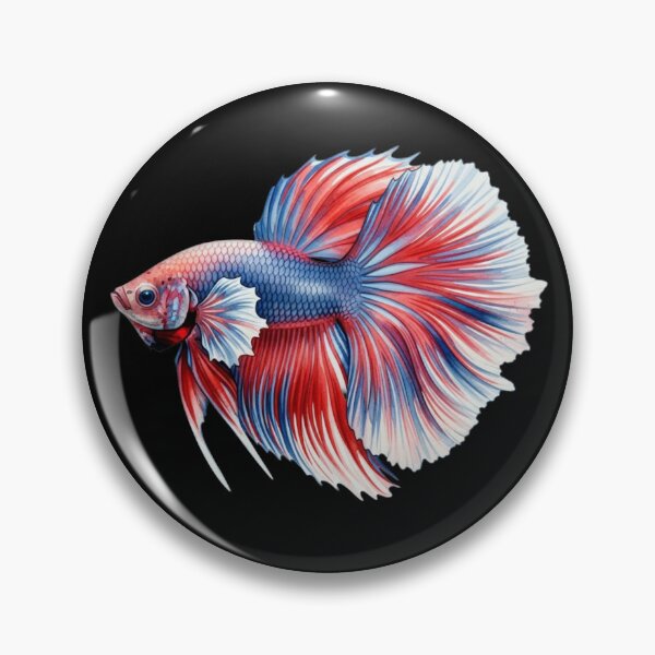 Item preview, fantasy fish artwork Minimalist - illustration of a betta fish  designed and sold by TeamBettas.