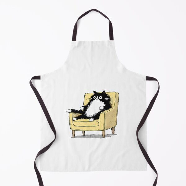 Item preview, Lazy Black Cat Relaxing In Armchair designed and sold by BrianfmArts.