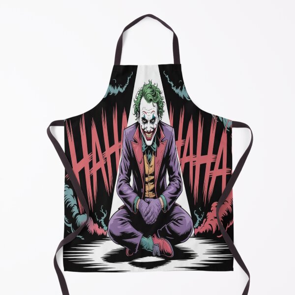 Item preview, Joker's Seated Hysteria: Spotlight Laugh in Green-Red Chaos - DC Comics Fan Art designed and sold by Midnight Veil Designs.