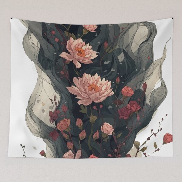 Item preview, Petals Through the Veil designed and sold by AbstractAnom.