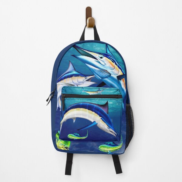 Item preview, Realistic Giant Blue Marlin Jumping – Trophy Sport Fishing & Marine Life Art designed and sold by Color4Nature.