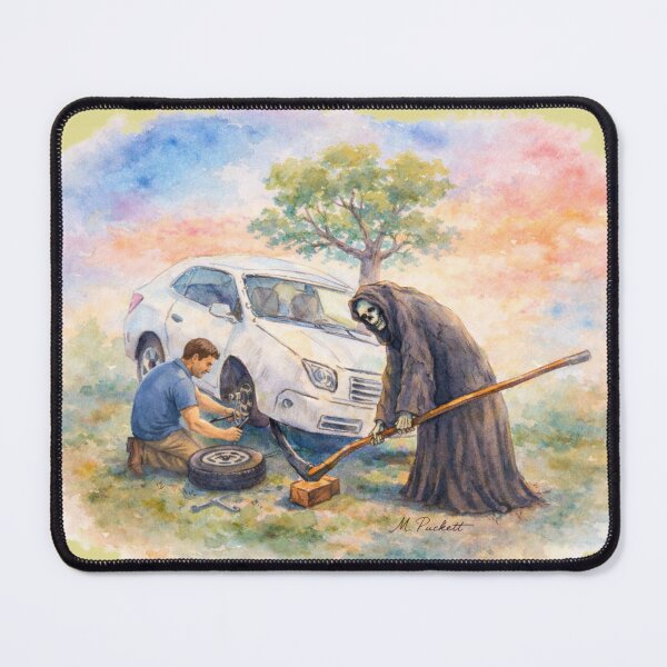 Item preview, Grim Helper #9(tire change) designed and sold by Michael Puckett.