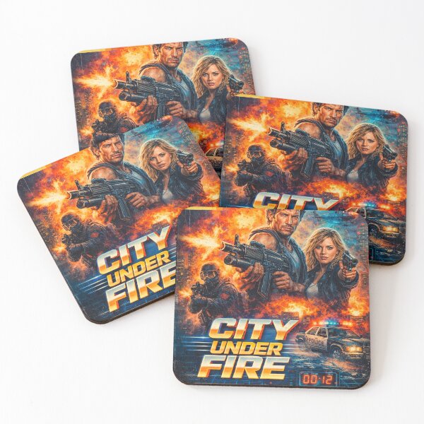 Item preview, City Under Fire VHS Action designed and sold by Vexel - Digital Armor.
