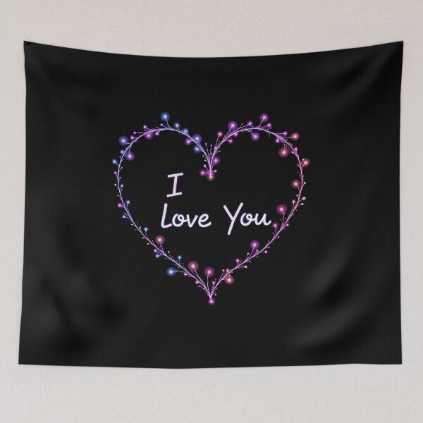 Item preview, Neon Heart with Love Message designed and sold by Roanemermaid.