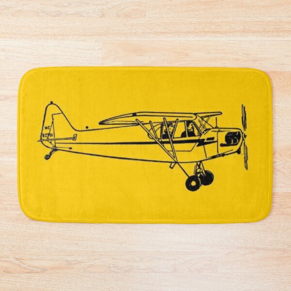 Item preview, piper cub yellow vintage owners manual art tailwheel designed and sold by PilotandPlane.