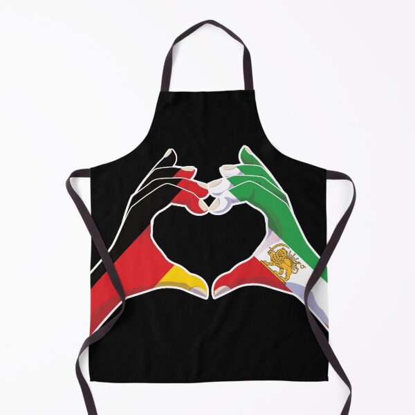 Item preview, German–Iranian Unity | Heart Hands with Lion and Sun designed and sold by FlagX.