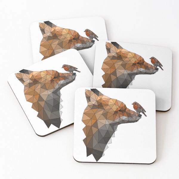 Item preview, Low poly fox and robin designed and sold by Eriador-arts.