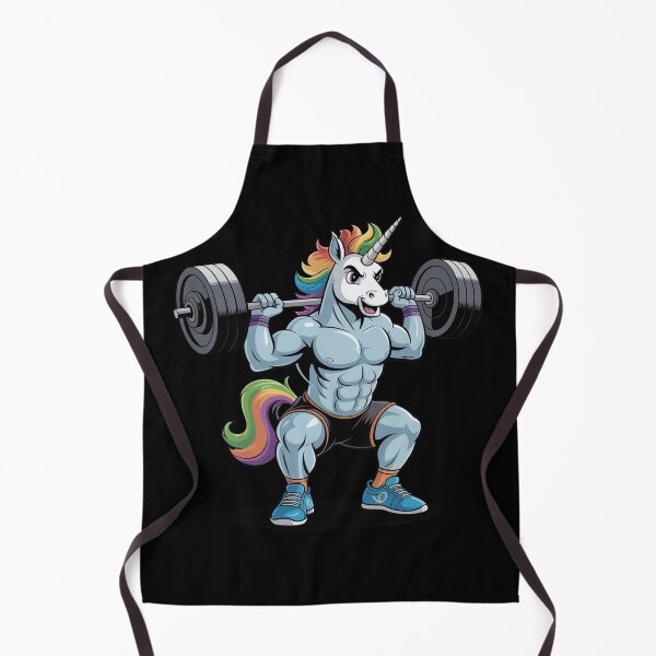 Item preview, Weightlifing Barbell - Unicorn Weightlifter designed and sold by AmandasHastie.