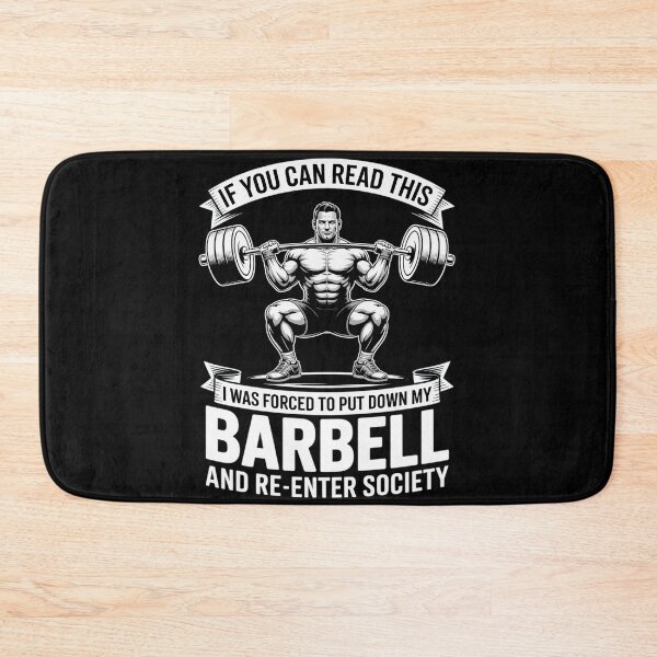 Item preview, Weightlifing Barbell - Workout Gym Weightlifter designed and sold by AmandasHastie.