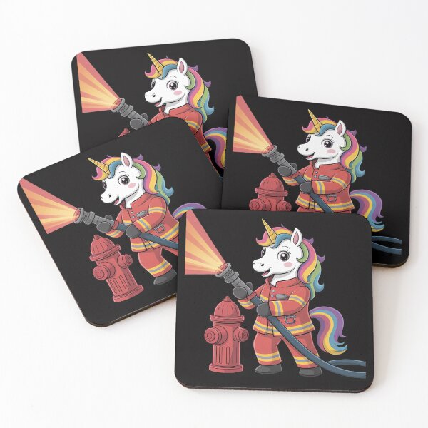 Item preview, Unicorn Firefighter Fireman Birthday Party Love designed and sold by MatthewJordas.