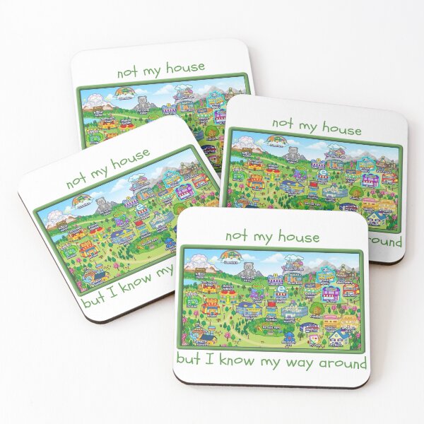 Item preview, nostalgic Webkinz map design designed and sold by rachaelharris17.
