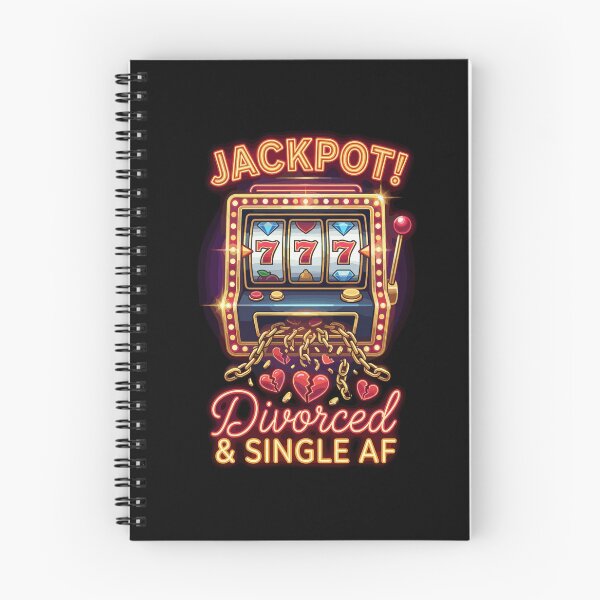 Item preview, Funny Jackpot Divorced and Single AF Vegas Celebration designed and sold by Design By Niko.
