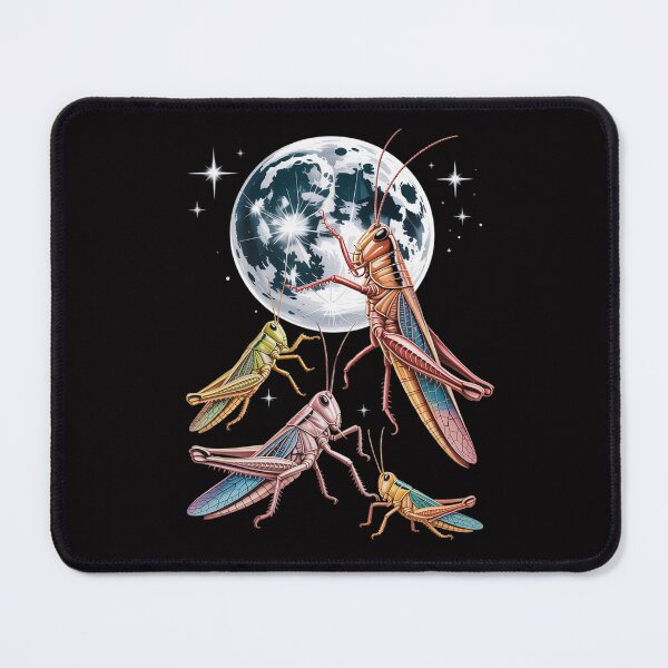 Item preview, Three Cricket Moon 3 Insect Howling Meme Magic Cursed designed and sold by MatthewJordas.