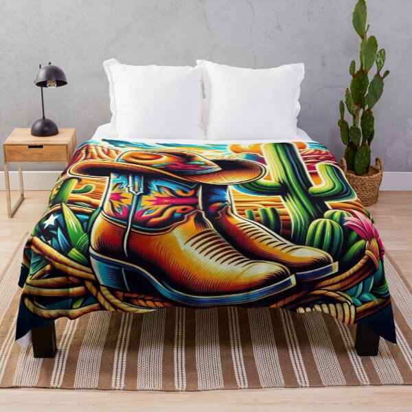 Item preview, Southwest Cowboy Boots designed and sold by TinCatOutPost.