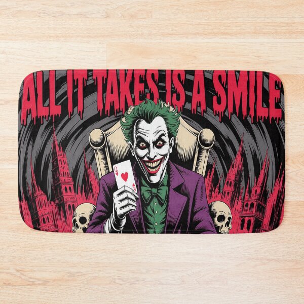 Item preview, Joker's Bloody Grin Throne: All It Takes Is a Smile - DC Comics Fan Art designed and sold by Midnight Veil Designs.