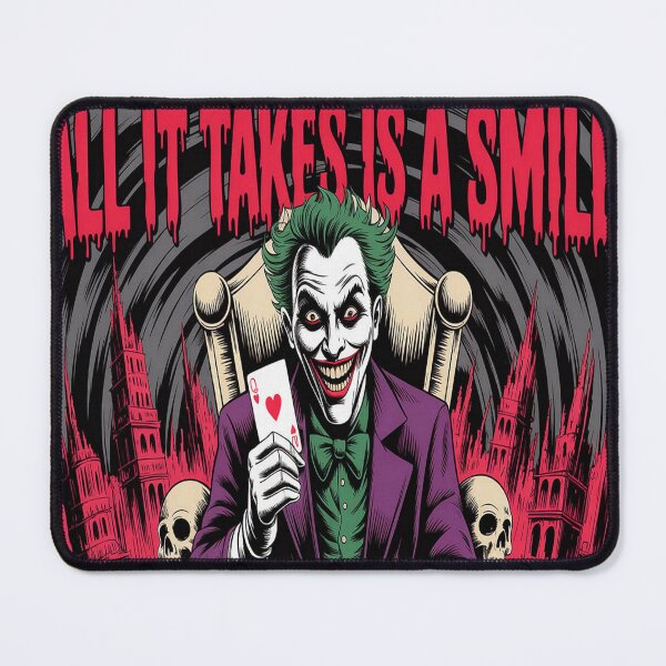 Item preview, Joker's Bloody Grin Throne: All It Takes Is a Smile - DC Comics Fan Art designed and sold by Midnight Veil Designs.