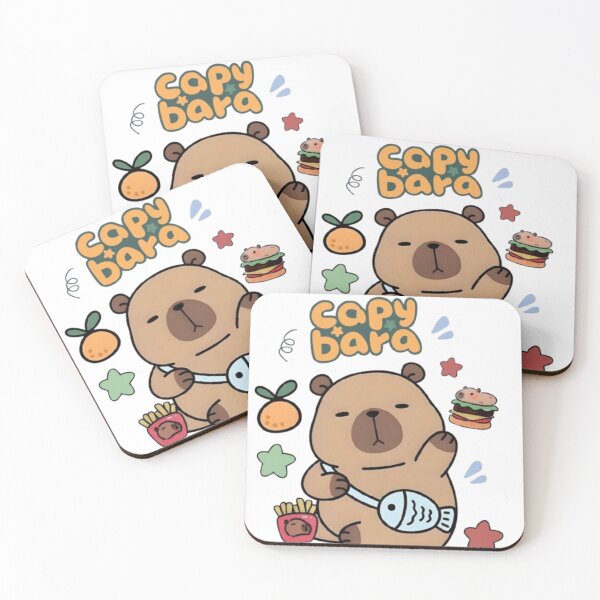 Item preview, Cute capybara  designed and sold by GraphicMondaze.
