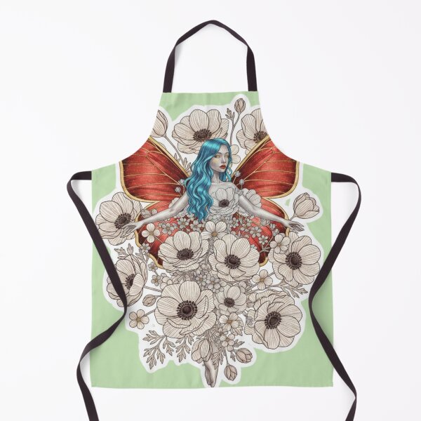 Item preview, KawisStarr Golden Botany – Fairy in Anemone Flowers designed and sold by KawisStarr.
