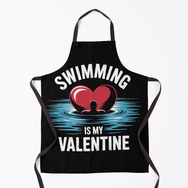 Item preview, Swimming is My Valentine Swimmer Enthusiast Fun Valentine designed and sold by ZACK ART.