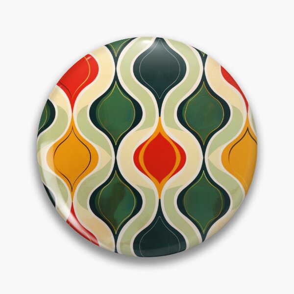 Item preview, Mid-Century Modern Green, Orange, And Yellow 1950's Pattern designed and sold by DEC02.