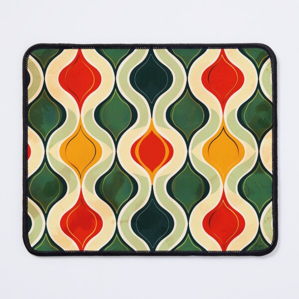 Item preview, Mid-Century Modern Green, Orange, And Yellow 1950's Pattern designed and sold by DEC02.