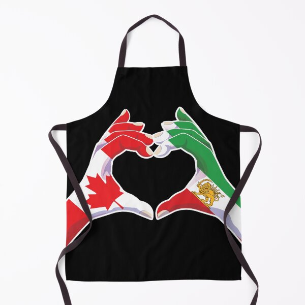 Item preview, Canadian–Iranian Unity | Heart Hands with Lion and Sun designed and sold by FlagX.