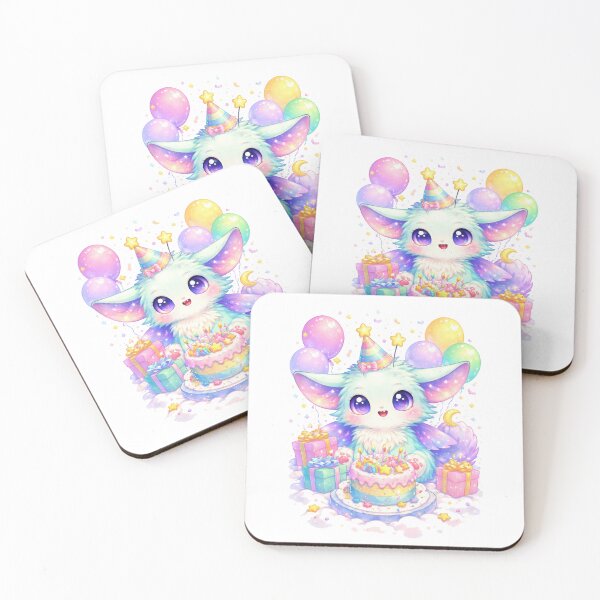 Item preview, Birthday Lunari – Cute Fantasy Birthday Creature designed and sold by LunariWorld.