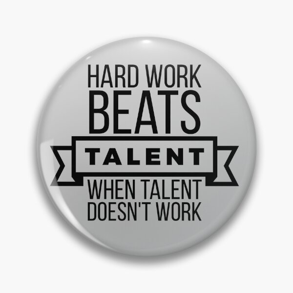 Item preview, Hard Work Beats Talent - Sport & Gym Motivation designed and sold by WAMTEES.