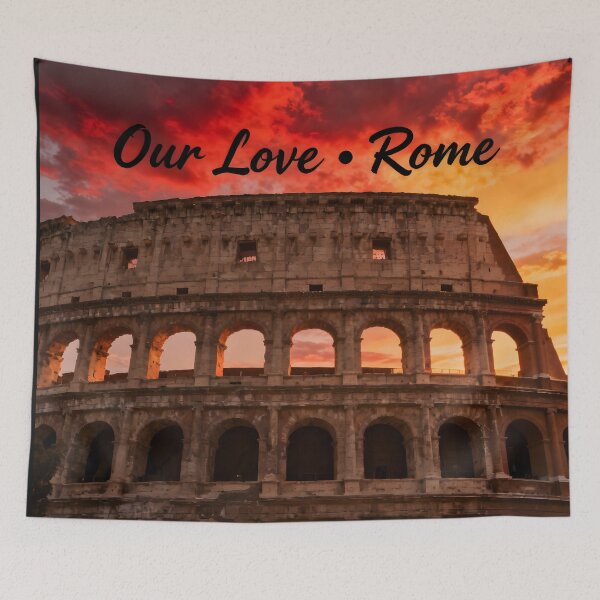 Item preview, Our Love Rome – Colosseum at Sunset designed and sold by FreeFromDefault.