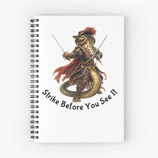 Item preview, Snake Duelist – Strike Before You See It | Warrior Animals designed and sold by DigiWoosh.