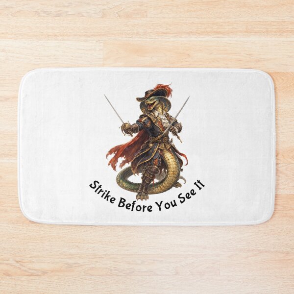 Item preview, Snake Duelist – Strike Before You See It | Warrior Animals designed and sold by DigiWoosh.
