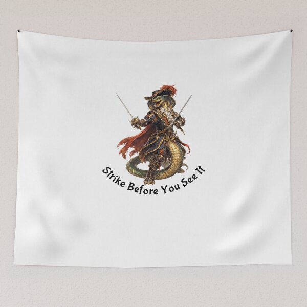 Item preview, Snake Duelist – Strike Before You See It | Warrior Animals designed and sold by DigiWoosh.
