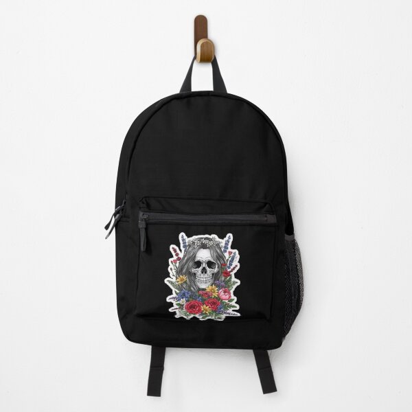 Item preview, Slavic Lady Midday Skull Floral Folklore Art designed and sold by Bone & Blade.