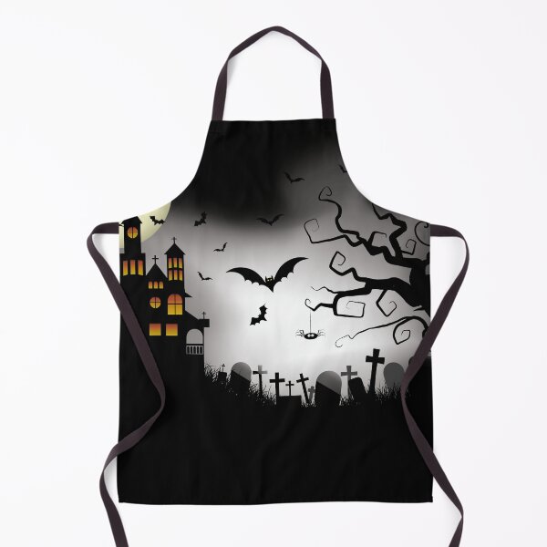 Item preview, Haunted Night Silhouette – Spooky Halloween Cemetery Scene designed and sold by Bianormal.
