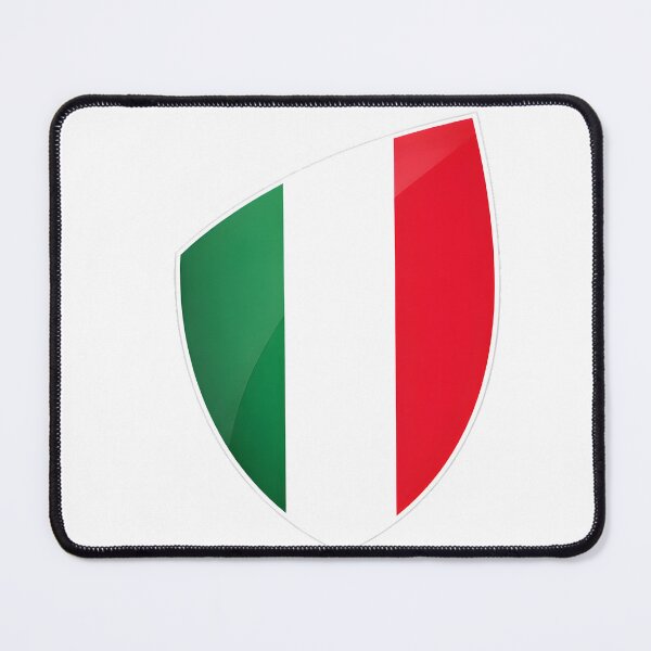 Item preview, Italian Flag Shield – Minimal Tricolour Crest Design designed and sold by tokyojeff.