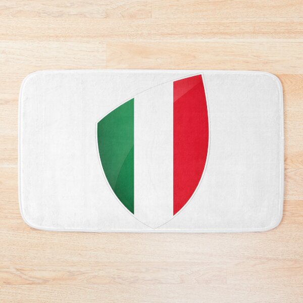 Item preview, Italian Flag Shield – Minimal Tricolour Crest Design designed and sold by tokyojeff.