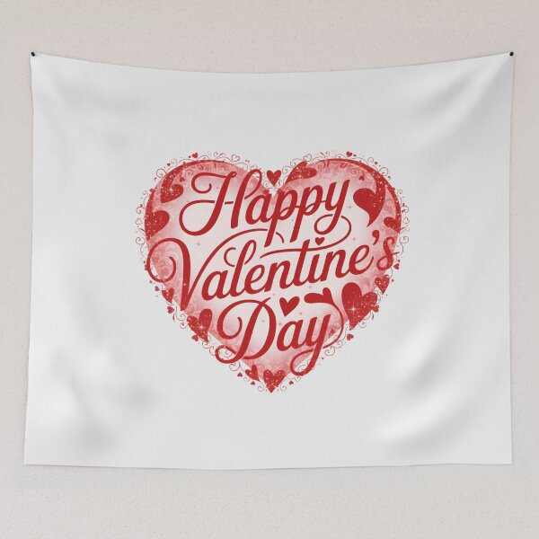 Item preview, Happy Valentine’s Day Heart, Valentine’s Day Design, Girly Valentine, Women’s Valentine Gift designed and sold by DesignDenDo ⭐⭐⭐⭐⭐.
