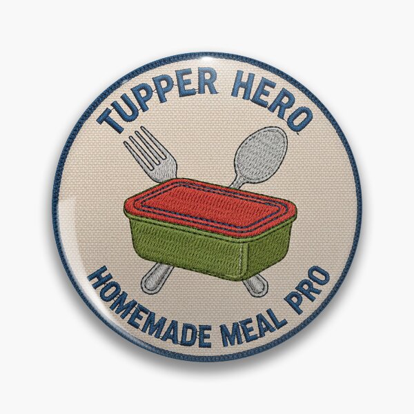 Item preview, Boy girl scout badge: Tupperware food, fork, spoon designed and sold by Yeicoboo.