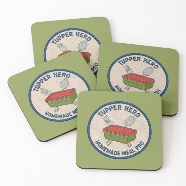 Item preview, Boy girl scout badge: Tupperware food, fork, spoon designed and sold by Yeicoboo.