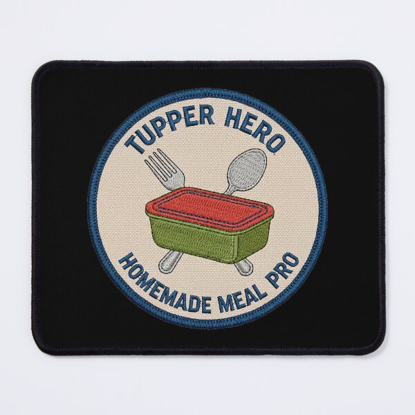 Item preview, Boy girl scout badge: Tupperware food, fork, spoon designed and sold by Yeicoboo.