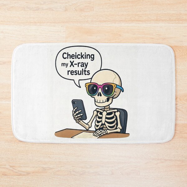 Item preview, Still Waiting on the Results Skeleton  designed and sold by JustSketchs.