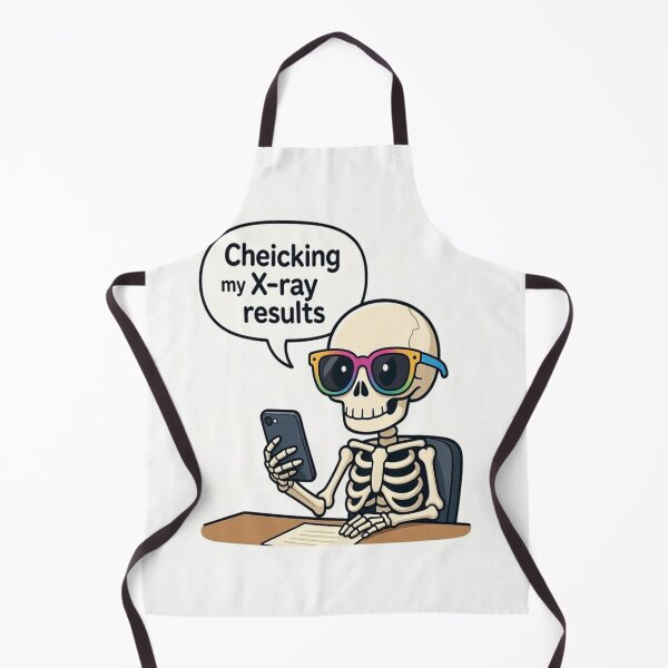 Item preview, Still Waiting on the Results Skeleton designed and sold by JustSketchs.