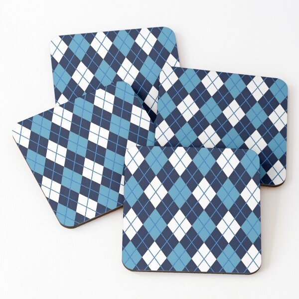 Item preview, blue and white diamond pattern designed and sold by MKV Design.